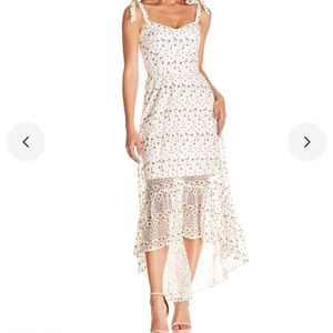 Dress the Population Off White Multi dress